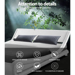 Artiss King Size PU Leather Bed Frame - White