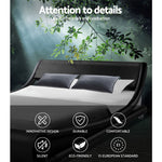 Artiss Queen Size PU Leather Bed Frame - Black