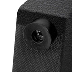 Artiss PU Leather Bedside Table with 2 Drawers - Black