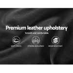 Artiss TIYO King Size Gas Lift Bed Frame Base With Storage Mattress Black Leather