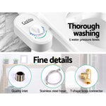 Cefito Non Electric Toilet Bidet Seat Hygiene Dual Nozzles Spray Wash Bathroom