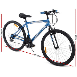 Huffy 26inch Granite Mountain Bike Unisex Mens Womens City Bicycle 15-Speed Blue