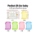 Cuddly Baby 23-Panel Plastic Baby Playpen Interactive Kids Toddler