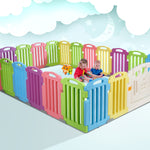 Cuddly Baby 23-Panel Plastic Baby Playpen Interactive Kids Toddler