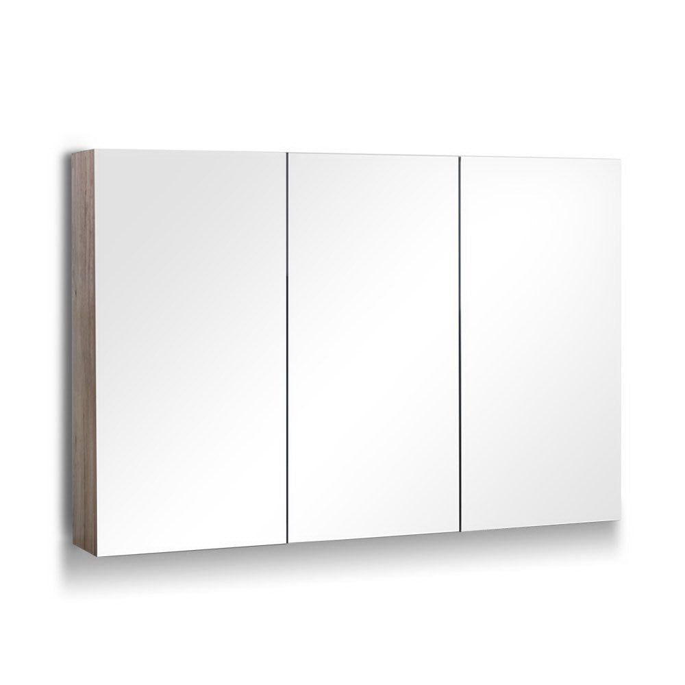 Cefito Bathroom Vanity Shaving Mirror Cabinet 1200MM x 720MM Pencil Edge Natural