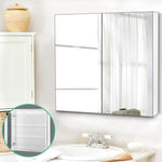 Cefito Bathroom Vanity Mirror with Storage Cavinet - White