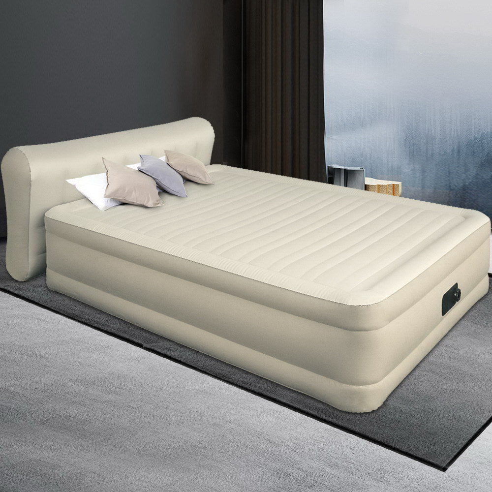 Bestway Queen Air Bed Inflatable Home Blow Up Mattress Built-in Pump