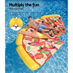 Bestway Inflatable Swimming Pool Pizza Slice Water Float Raft Lounge Toy Bed