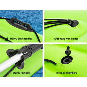 Bestway Inflatable Kayak Kayaks Canoe Raft Koracle Fishing Boat 2.70m x 1.00m