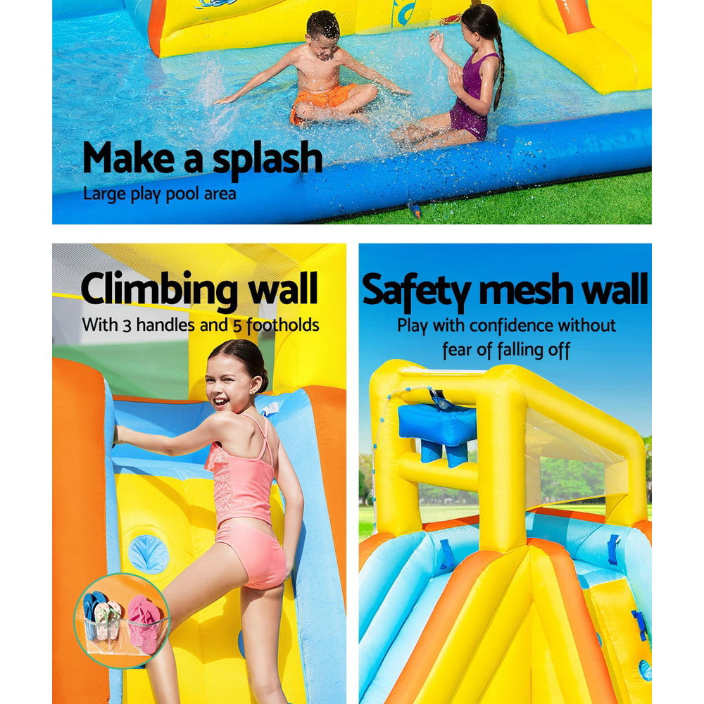 Bestway Inflatable Water Slide Mountain Water Park Jumping Castle Bouncer Toy