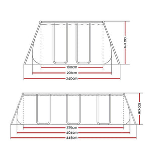 Bestway Rectangular Frame Above Ground Swimming Pool