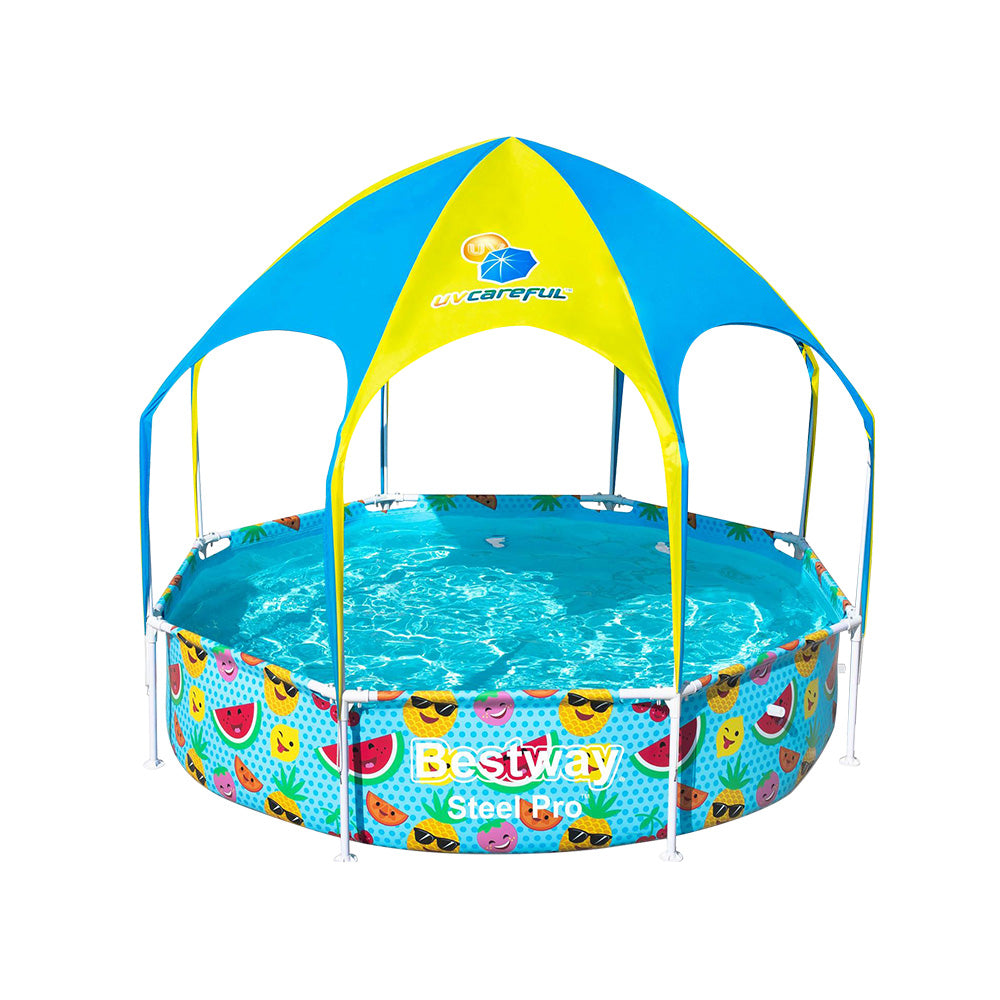 Bestway Above Ground Swimming Pool with Mist Shade