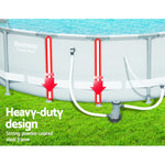 Bestway Round Frame Power Steel Above Ground Swimming Pool