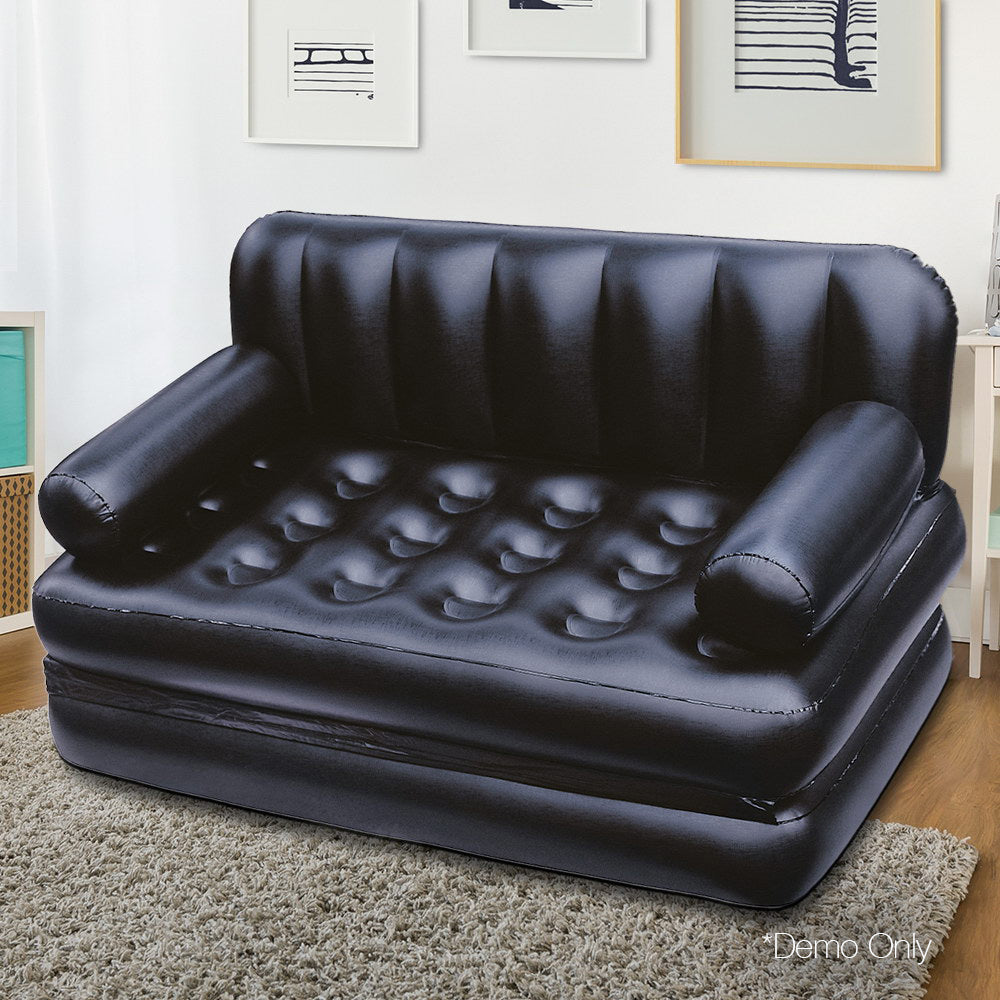 Bestway 5 in 1 Inflatable Sofa Bed- Black