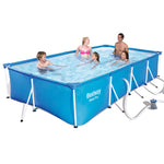 Bestway Rectangular Steel Frame Above Ground Swimming Pool