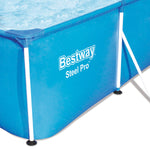 Bestway Rectangular Steel Frame Above Ground Swimming Pool