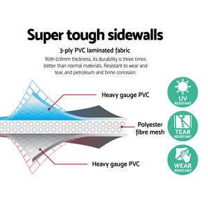 Bestway Rectangular Steel Frame Above Ground Swimming Pool