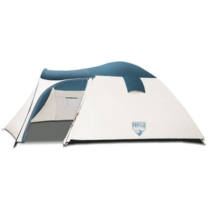 Bestway 5 Person Camping Dome Tent - Green & Cream White