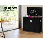 Artiss 3 Tier Shoe Cabinet Storage Stool Black