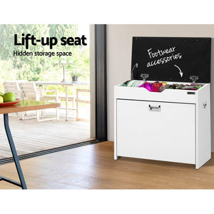 Artiss Adjustable 3 Tier Storage Cupboard - White