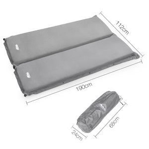 Weisshorn Double Size Self Inflating Mattress - Grey