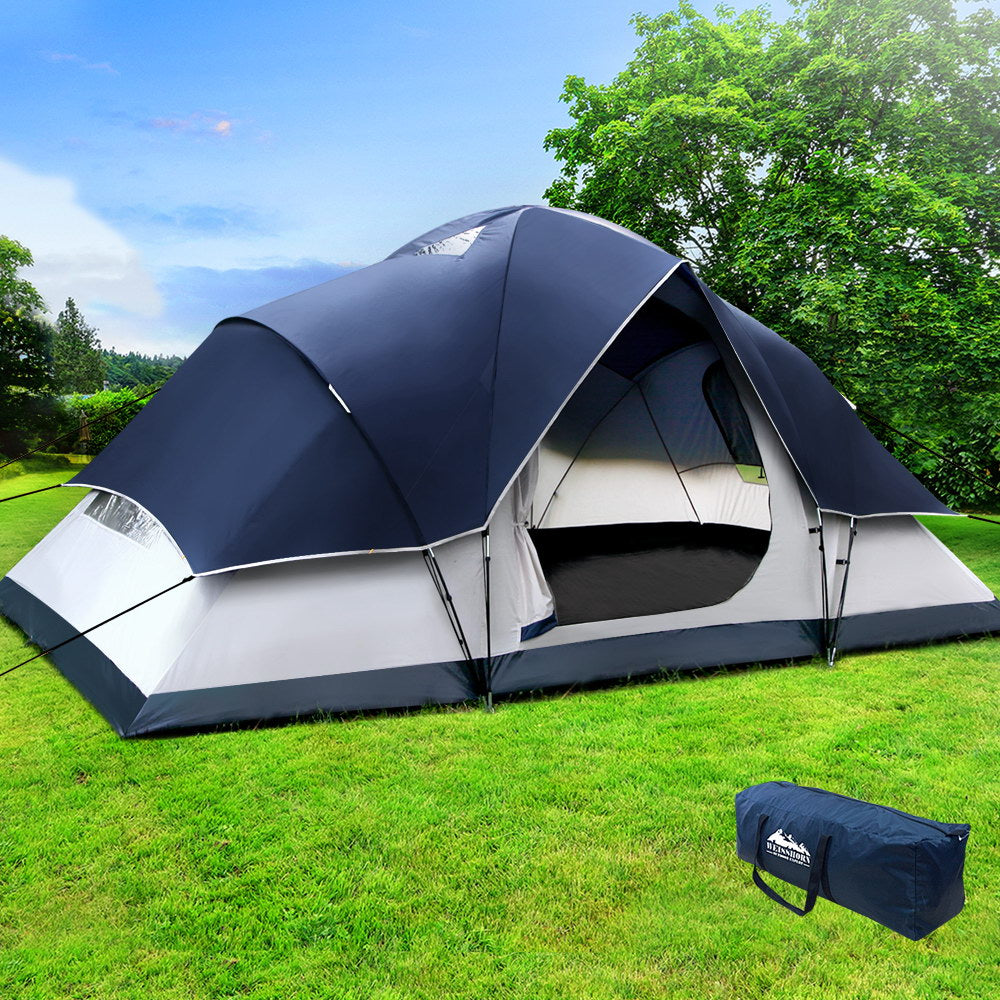 Weisshorn 6 Person Family Camping Tent Navy Grey