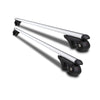 Giantz 1200mm Universal Aluminium Lockable Roof Rack - Silver