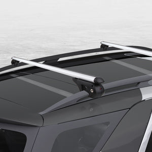 Giantz 1350mm Universal Aluminium Lockable Roof Rack - Silver