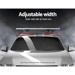 Giantz 1350mm Universal Aluminium Lockable Roof Rack - Silver