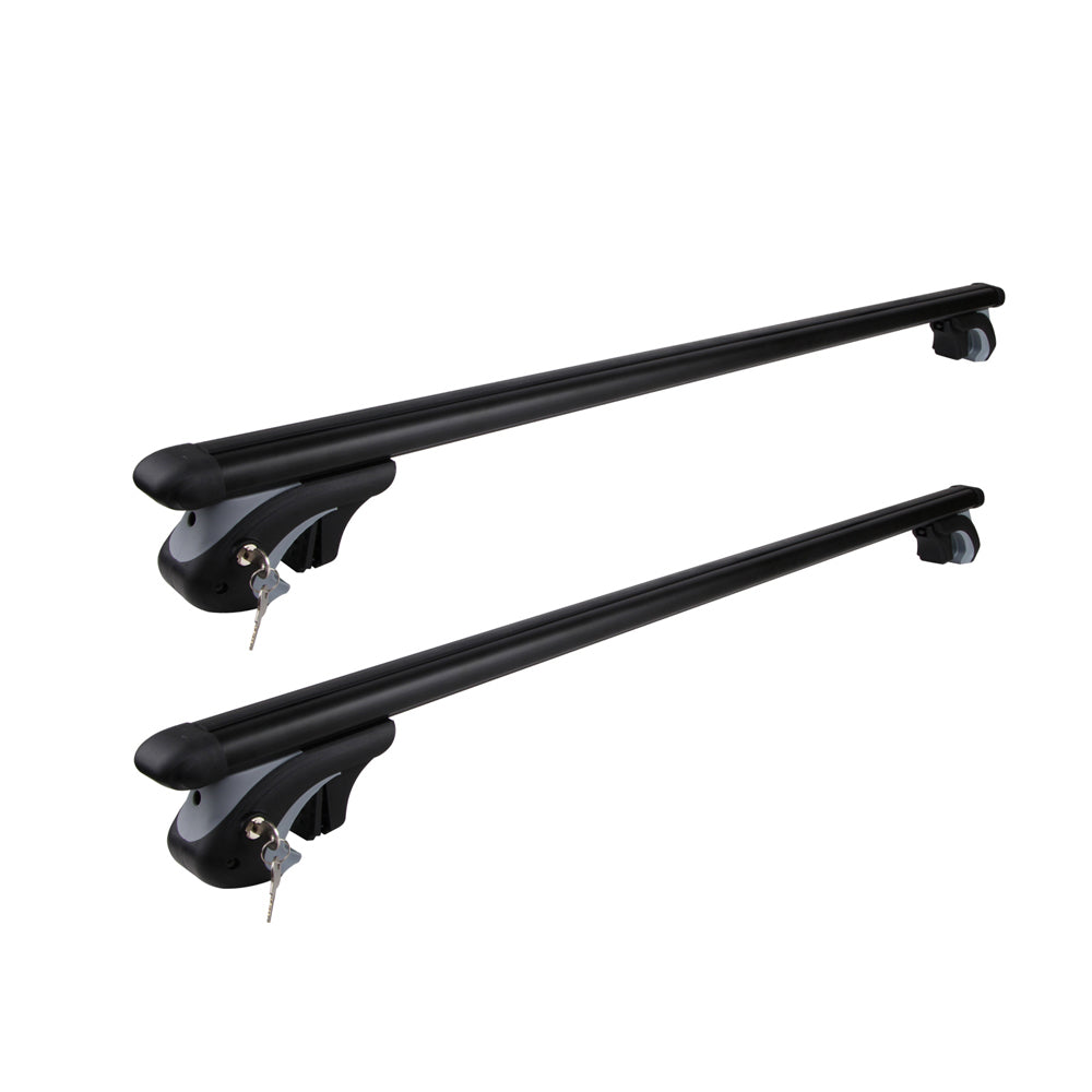 Giantz 1350mm Universal Aluminium Lockable Roof Rack - Black