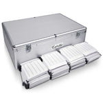 Embellir 1000 Disc Aluminium Storage Box - Silver