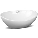 Cefito Ceramic Oval Sink Bowl - White
