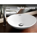 Cefito Ceramic Oval Sink Bowl - White