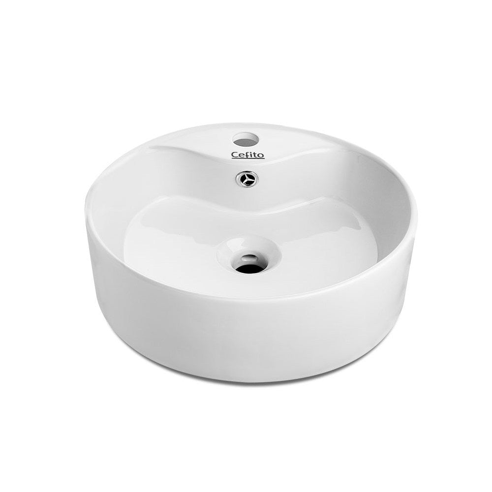 Cefito Ceramic Round Sink Bowl - White