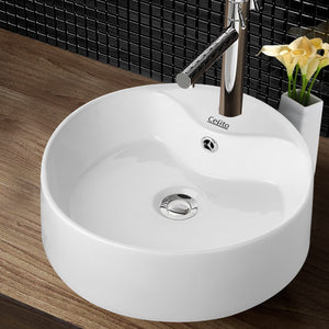 Cefito Ceramic Round Sink Bowl - White