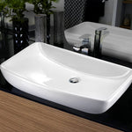 Cefito Ceramic Rectangle Sink Bowl - White
