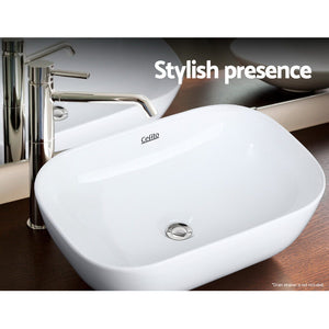 Cefito Ceramic Bathroom Basin Sink Vanity Above Counter Basins White Hand Wash