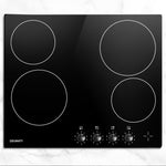 Devanti 6000W Four Burner Ceramic Cooktop - Black