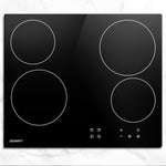 Devanti 6000W Four Burner Ceramic Cooktop - Black