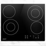 Devanti 6300W Four Burner Ceramic Cooktop - Black