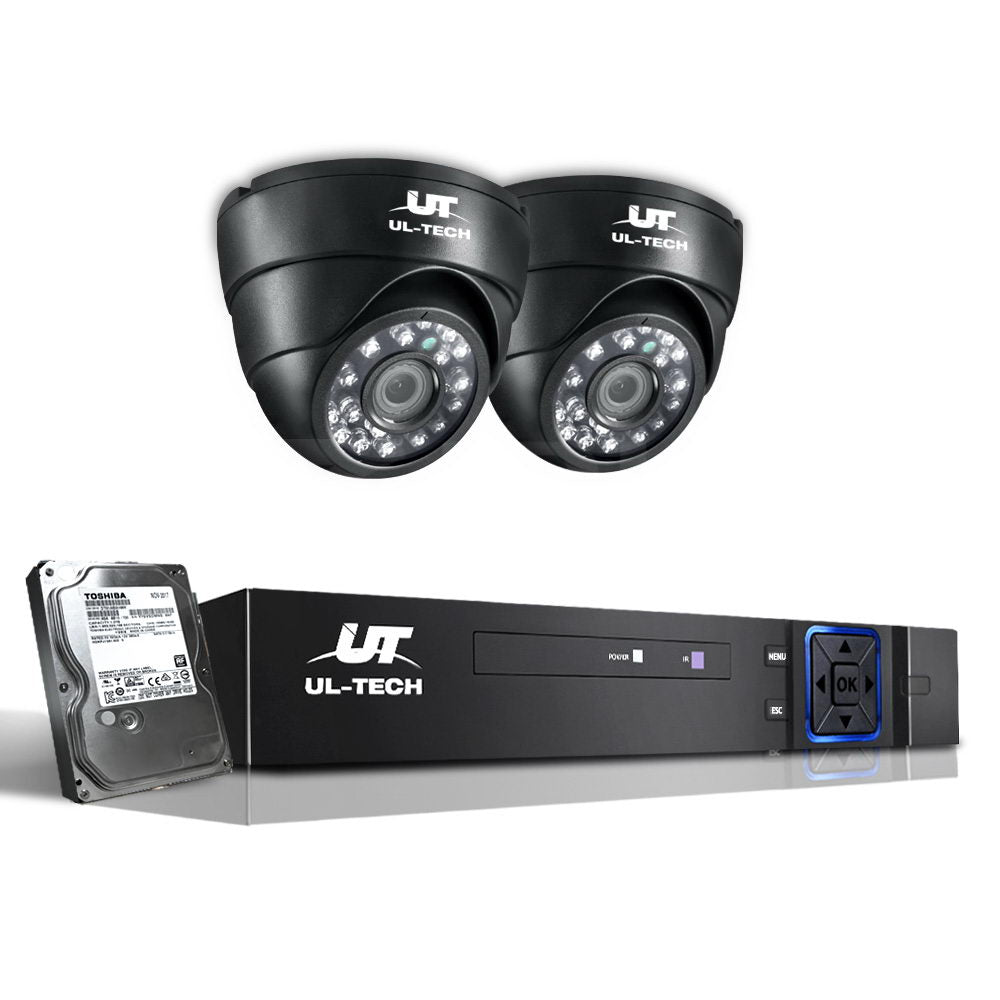 UL Tech 1080P 4 Channel HDMI CCTV Security Camera with 1TB Hard Drive