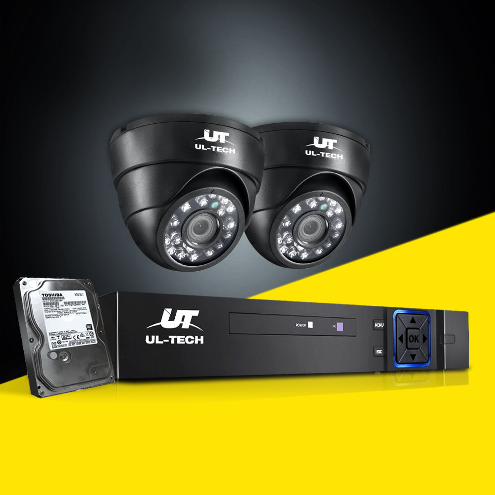 UL Tech 1080P 4 Channel HDMI CCTV Security Camera with 1TB Hard Drive