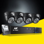 UL Tech 1080P 4 Channel HDMI CCTV Security Camera with 1TB Hard Drive