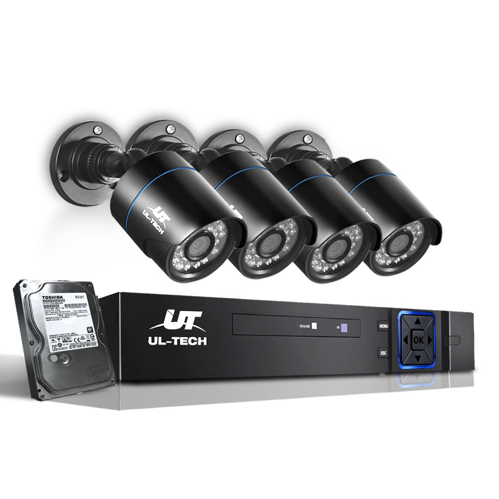 UL Tech 1080P 8 Channel HDMI CCTV Security Camera with 1TB Hard Drive