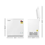 Devanti 145L Chest Freezer - White