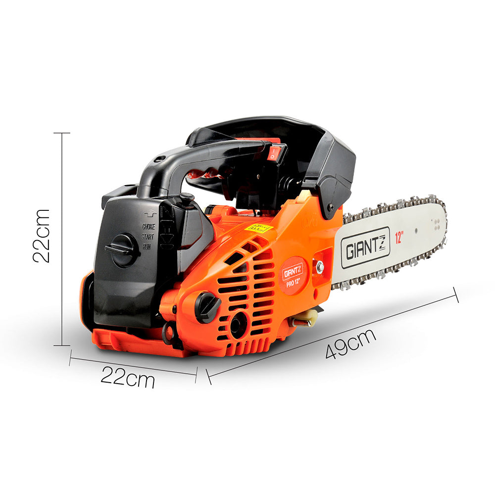 Giantz 25CC Commercial Petrol Chainsaw - Orange & Black