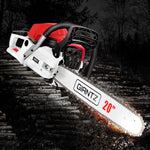 Giantz 62CC Commercial Petrol Chainsaw - Red & White