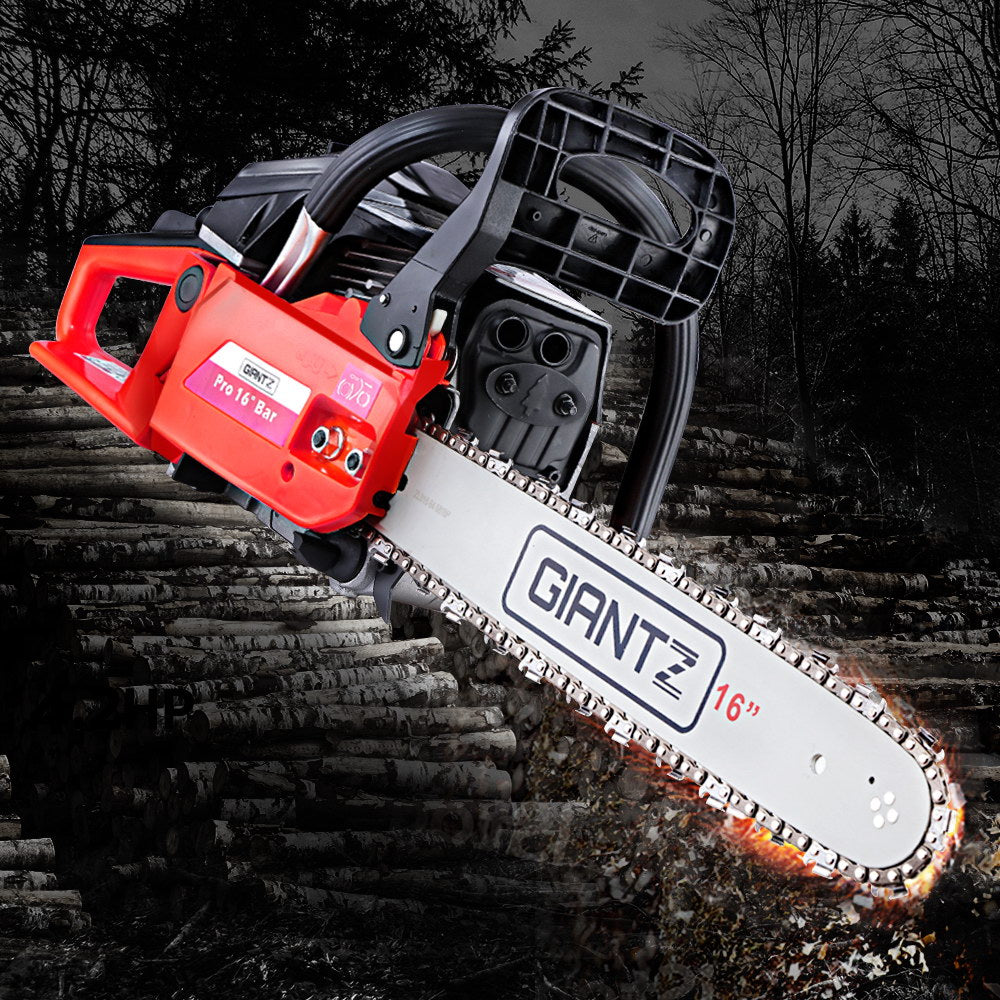 Giantz 45cc Petrol Commercial Chainsaw 20" Bar E-Start Pruning Chain Saw