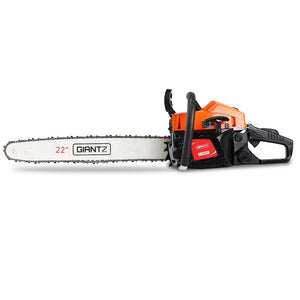 GIANTZ Latest 62cc Petrol Commercial Chainsaw 22 Bar E-Start Chain Saw Pruning