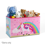 Kids Storage Toy Box Foldable - Pink / Unicorn